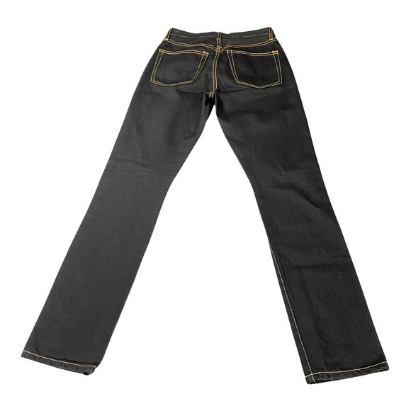 Wardrobe NYC Women Black Jeans Szie 25 Stitched in Contrast Thread - USA- - Picture 3 of 15